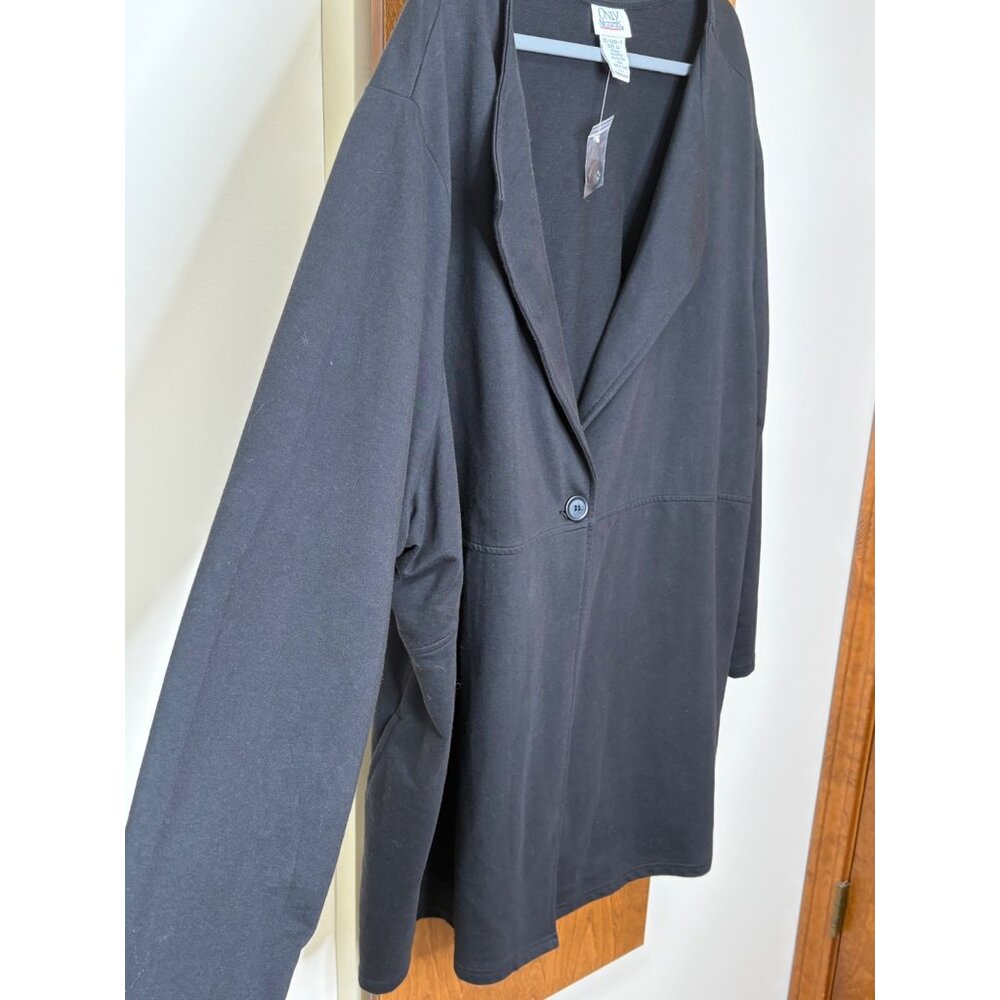 Plus Size 4x Black Button-Front Cardigan Only Nec… - image 4